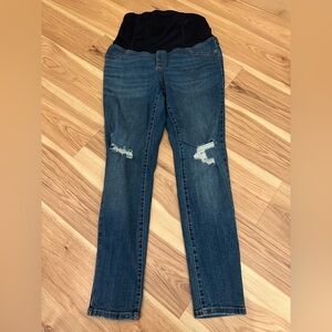 Ingrid & Isabel Blue Distressed Skinny Jeans